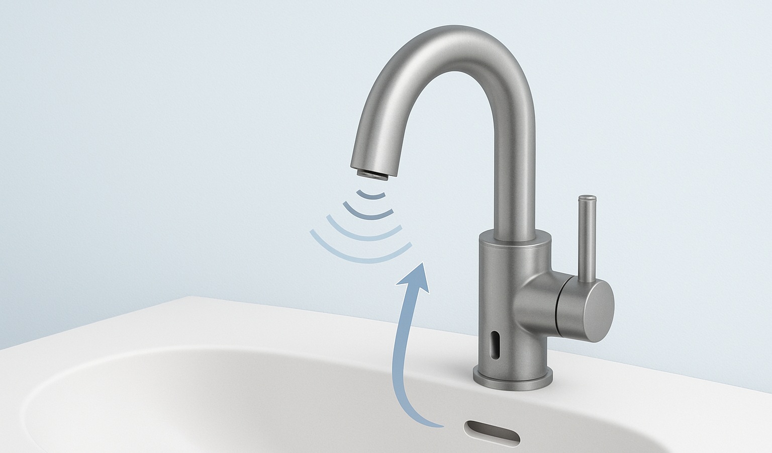 Touchless faucet sensor aiming and alignment